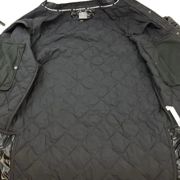 Free People Movement Forest Vibes Midi Puffer Quilted PrimaLoft Coat